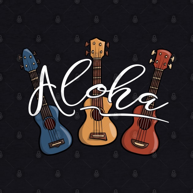 Aloha Hawaiian Ukulele Collection Hawaii Uke by SkizzenMonster